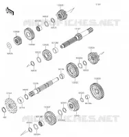 TRANSMISSION pour Kawasaki KLX140 2019