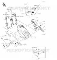 CAPOT MOTEUR pour Kawasaki KLX450R 2019