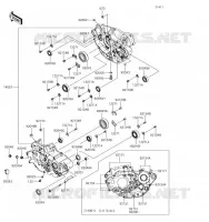 CARTER MOTEUR(S) pour Kawasaki KLX450R 2019