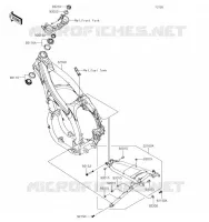 CH&Acirc;SSIS pour Kawasaki KLX450R 2019
