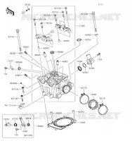 CULASSE pour Kawasaki KLX450R 2019