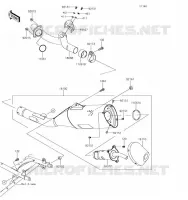 &Eacute;CHAPPEMENT pour Kawasaki KLX450R 2019
