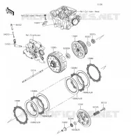 EMBRAYAGE pour Kawasaki KLX450R 2019