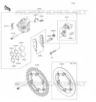 FREIN AVANT pour Kawasaki KLX450R 2019