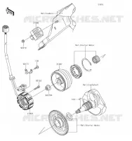 G&Eacute;N&Eacute;RATEUR pour Kawasaki KLX450R 2019