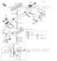 GUIDON pour Kawasaki KLX450R 2019