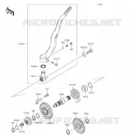 MECANISME DE KICK pour Kawasaki KLX450R 2019
