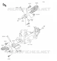 REPOSE PIED pour Kawasaki KLX450R 2019