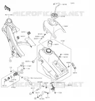 RESERVOIR CARBURANT pour Kawasaki KLX450R 2019