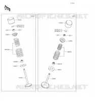 SOUPAPE pour Kawasaki KLX450R 2019