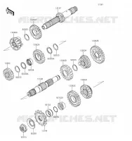 TRANSMISSION pour Kawasaki KLX450R 2019