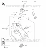 RESERVOIR CARBURANT pour Kawasaki KX65 2019