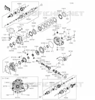 ARBRE DE TRANSMISSION AVANT pour Kawasaki BRUTE FORCE 750 4X4I EPS 2020