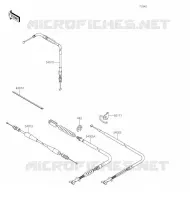 CABLES pour Kawasaki BRUTE FORCE 750 4X4I EPS 2020
