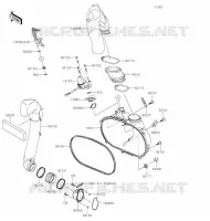 COUVERCLE CONVERTISSEUR pour Kawasaki BRUTE FORCE 750 4X4I EPS 2020