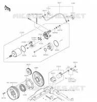 D&Eacute;MARREUR pour Kawasaki BRUTE FORCE 750 4X4I EPS 2020