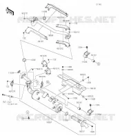&Eacute;CHAPPEMENT pour Kawasaki BRUTE FORCE 750 4X4I EPS 2020