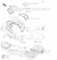 LABEL pour Kawasaki BRUTE FORCE 750 4X4I EPS 2020