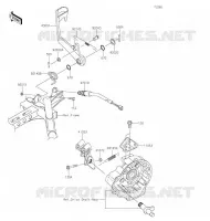 PEDALE DE FREIN pour Kawasaki BRUTE FORCE 750 4X4I EPS 2020
