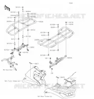 PORTE BAGAGE (S) pour Kawasaki BRUTE FORCE 750 4X4I EPS 2020