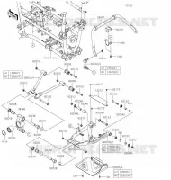 SUSPENSION ARRI&Egrave;RE pour Kawasaki BRUTE FORCE 750 4X4I EPS 2020