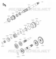TRANSMISSION pour Kawasaki BRUTE FORCE 750 4X4I EPS 2020