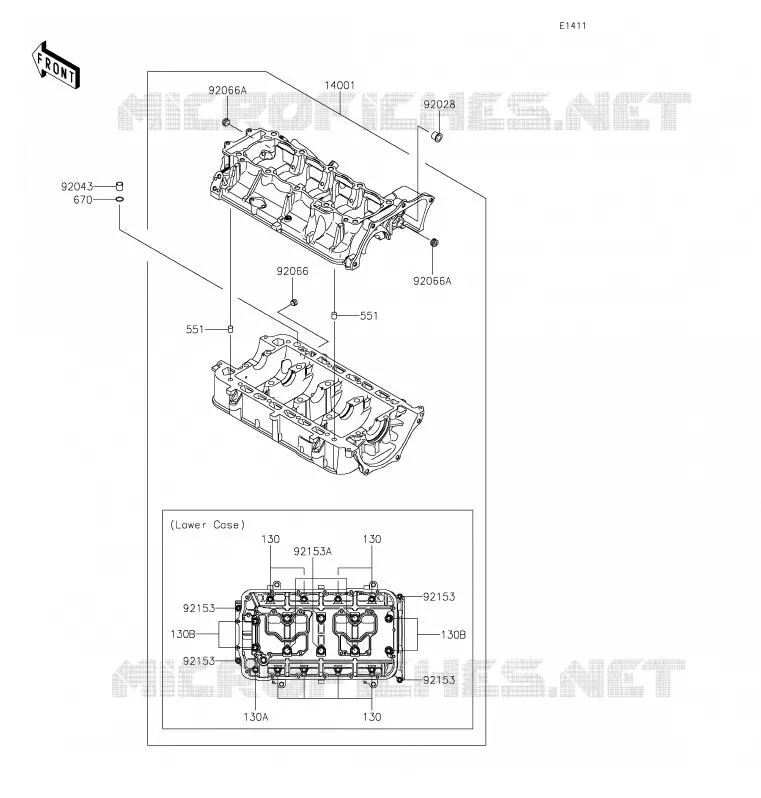 CARTER MOTEUR(S) Kawasaki JET SKI 1500 2020 JET SKI SX-R  JS1500ALF