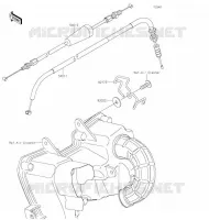 CABLES pour Kawasaki Z125 PRO 2020
