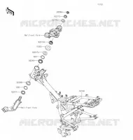 CH&Acirc;SSIS pour Kawasaki Z125 PRO 2020