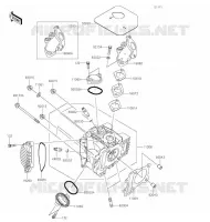 CULASSE pour Kawasaki Z125 PRO 2020