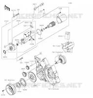 D&Eacute;MARREUR pour Kawasaki Z125 PRO 2020
