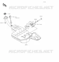 &Eacute;CHAPPEMENT pour Kawasaki Z125 PRO 2020