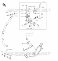 MAITRE CYLINDRE AV pour Kawasaki Z125 PRO 2020