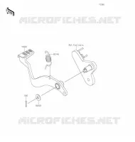 PEDALE DE FREIN/TORQUE LINK pour Kawasaki Z125 PRO 2020