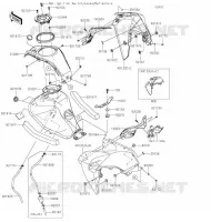 RESERVOIR CARBURANT pour Kawasaki Z125 PRO 2020