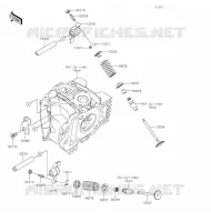 SOUPAPE pour Kawasaki Z125 PRO 2020