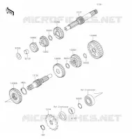 TRANSMISSION pour Kawasaki Z125 PRO 2020