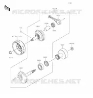 VILEBREQUIN pour Kawasaki Z125 PRO 2020