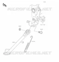 BEQUILLES pour Kawasaki Z125 2020