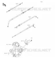 CABLES pour Kawasaki Z125 2020