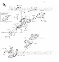 CARENAGE pour Kawasaki Z125 2020