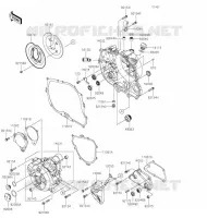 COUVERCLES MOTEUR pour Kawasaki Z125 2020