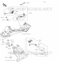 FEUX ARRI&Egrave;RE(S) pour Kawasaki Z125 2020