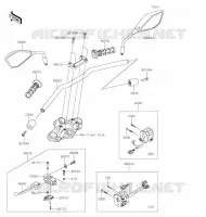 GUIDON pour Kawasaki Z125 2020