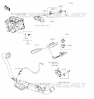 INJECTION CARBURANT pour Kawasaki Z125 2020