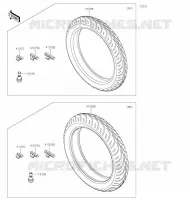 PNEUS pour Kawasaki Z125 2020