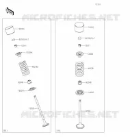 SOUPAPE pour Kawasaki Z125 2020