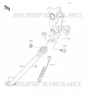BEQUILLES pour Kawasaki Z125 2020