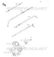 CABLES pour Kawasaki Z125 2020