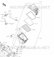 FILTRE A AIR pour Kawasaki Z125 2020